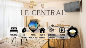 Le Central - Vue Hotel de ville - 4 Chambres